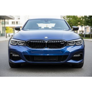 M-Look V1 Kidney Grilles (2018-2022, Gloss Black) BMW 3 Series G20/G21 2018- photo 1