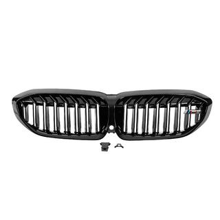 M-Look V1 Kidney Grilles (2018-2022, Gloss Black) BMW 3 Series G20/G21 2018- photo 2