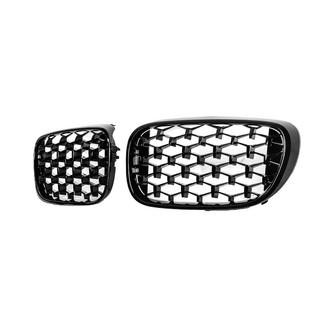 Diamond Black Kidney Grilles (2016-2019, Gloss Black) photo 3