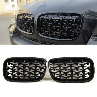 Diamond Black Kidney Grilles (Gloss Black) photo 2