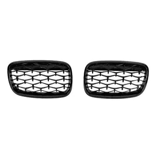 Diamond Black Kidney Grilles (Gloss Black) photo 1