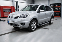 Renault Koleos 2008-2016 Side Steps Duru (2 pcs, Aluminum) photo 1