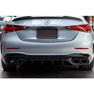 Rear diffuser with exhaust tips (AMG C63 design) photo 1