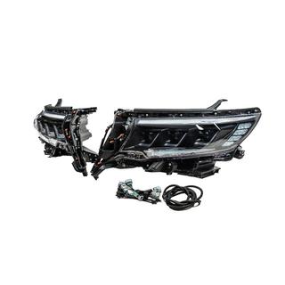 Front Headlights Lexus-Design-3-LED V2 (2017+, Set of 2) Toyota Land Cruiser Prado 150 2009-2023 photo 2