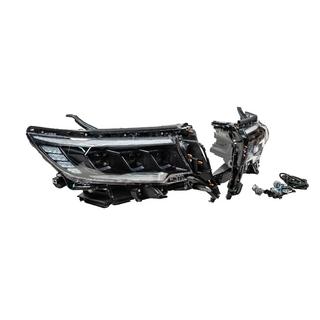 Front Headlights Lexus-Design-3-LED V2 (2017+, Set of 2) Toyota Land Cruiser Prado 150 2009-2023 photo 3