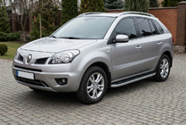 Renault Koleos 2008-2016 Side Steps Tayga Grey (2 pcs, Aluminum) photo 1