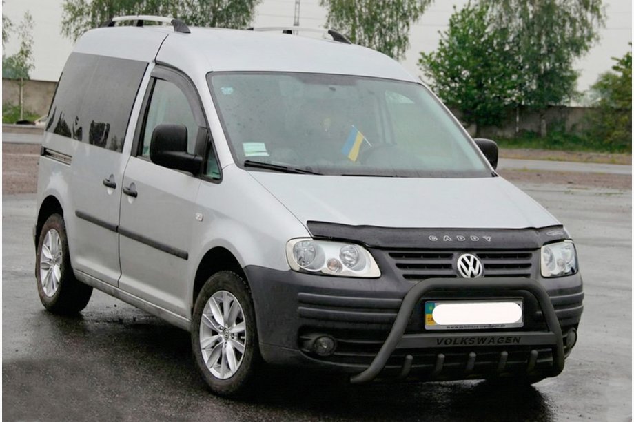 Volkswagen Caddy 2004-2010 Bull Bar WT004 Black (Stainless Steel) Photo 3
