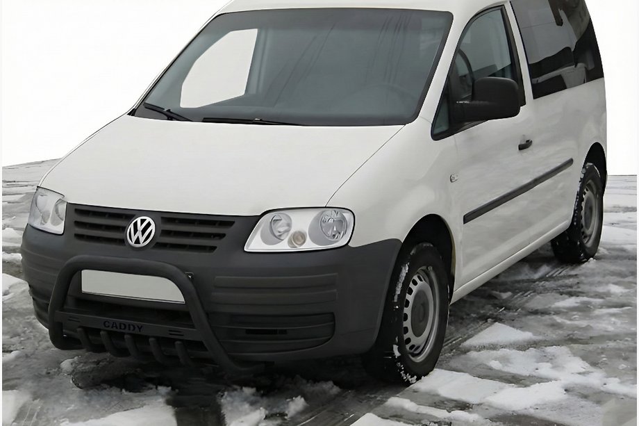 Volkswagen Caddy 2004-2010 Bull Bar WT004 Black (Stainless Steel) Photo 1