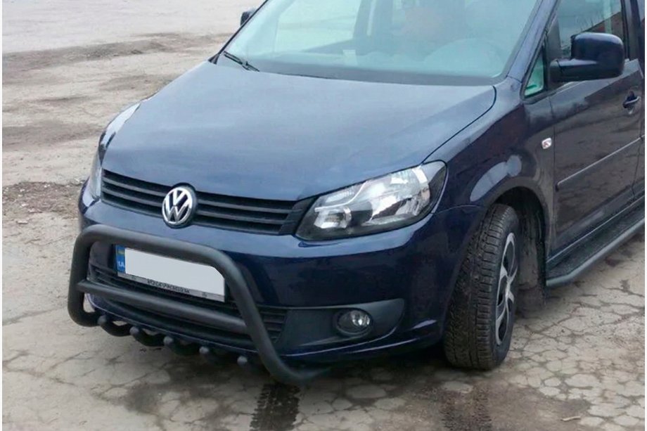 Volkswagen Caddy 2010-2015 Bull Bar WT003 Black Stainless Steel Photo 1