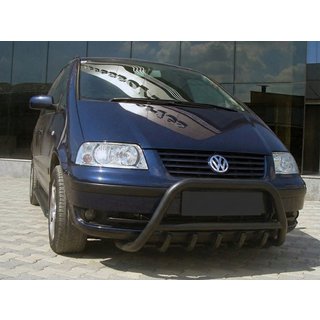Bull Bar WT003 Black Stainless Steel Volkswagen Sharan 1995-2010 photo 1