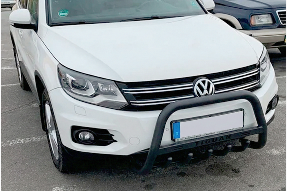 Volkswagen Tiguan 2007-2016 Bull Bar WT004 Black (Stainless Steel) Image