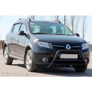 Bull Bar WT003 Black Stainless Steel Dacia Sandero 2013-2020 photo 3