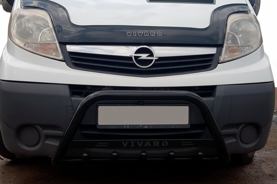 Opel Vivaro 2001–2015 Bull Bar WT004 Black (Stainless Steel) Photo 5