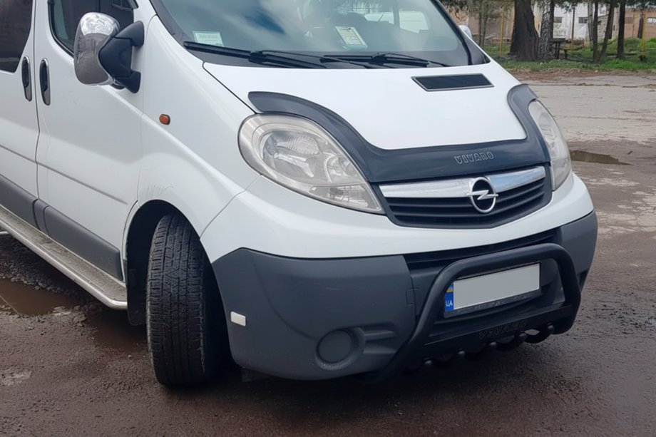Opel Vivaro 2001–2015 Bull Bar WT004 Black (Stainless Steel) Photo 4