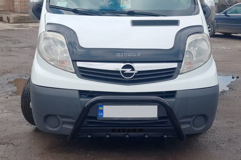 Opel Vivaro 2001–2015 Bull Bar WT004 Black (Stainless Steel) Photo 6