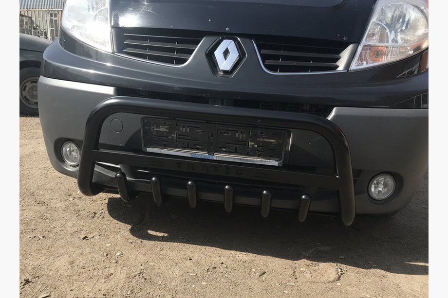 Renault Trafic 2001–2015 Bull Bar WT004 Black (Stainless Steel) Photo 5