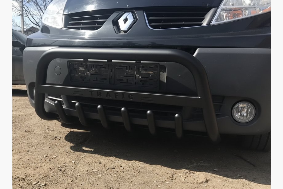 Renault Trafic 2001–2015 Bull Bar WT004 Black (Stainless Steel) Photo 6