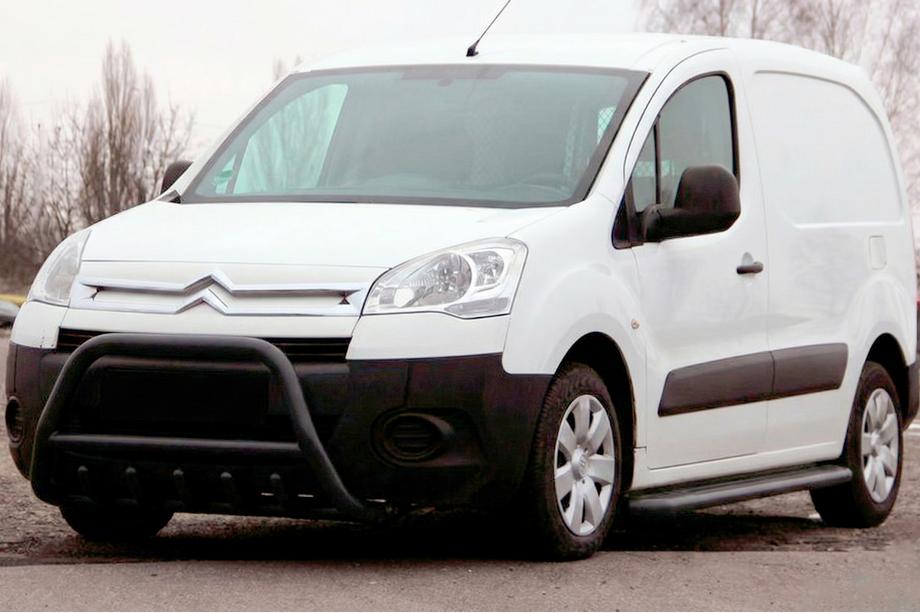 Peugeot Partner Tepee 2008-2018 Bull Bar WT003 Black Stainless Steel Photo 1