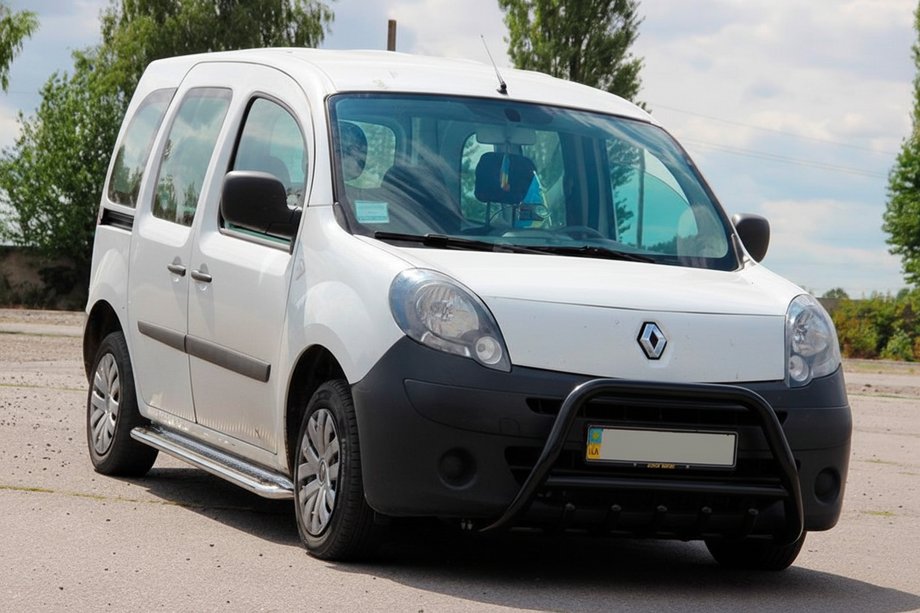 Renault Kangoo 2008–2020 Bull Bar WT003 Black Stainless Steel Image