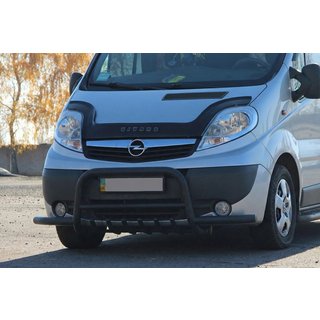 Bull Bar Exclusive Black (stainless steel) Renault Trafic 2001–2015 photo 2