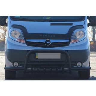 Bull Bar Exclusive Black (stainless steel) Renault Trafic 2001–2015 photo 3