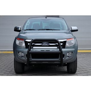 Front Bumper Guard WT018 Black (Stainless Steel) Ford Ranger 2011–2022 photo 2