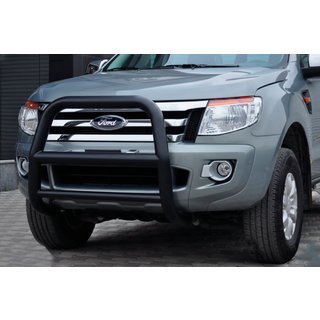 Front Bumper Guard WT018 Black (Stainless Steel) Ford Ranger 2011–2022 photo 3