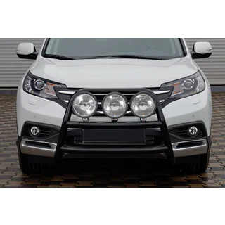 Front Bumper Guard WT018 Black (Stainless Steel) photo 4
