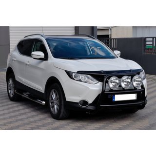 Bull Bar WT018 Black (Stainless Steel) Nissan Qashqai 2014-2021 photo 3