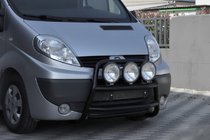 Opel Vivaro 2001–2015 Bull Bar WT018 Black (Stainless Steel) photo 4