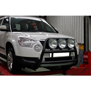 Bull Bar WT018 Black (Stainless Steel) Skoda Yeti 2009-2017 photo 2