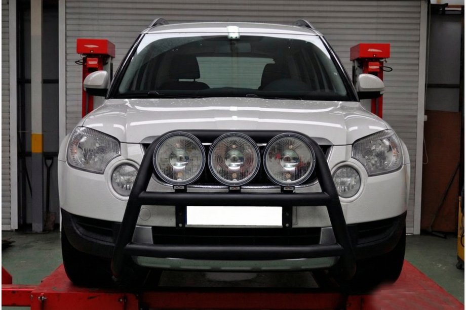 Skoda Yeti 2009-2017 Bull Bar WT018 Black (Stainless Steel) Photo 3
