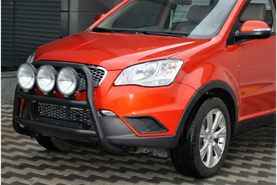 SsangYong Korando 2010-2019 Bull Bar WT018 Black (Stainless Steel) Photo 2