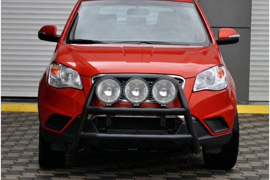 SsangYong Korando 2010-2019 Bull Bar WT018 Black (Stainless Steel) Photo 3