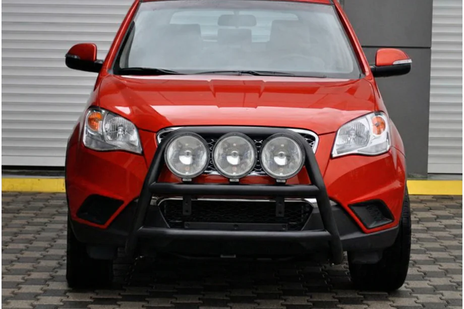 SsangYong Korando 2010-2019 Bull Bar WT018 Black (Stainless Steel) Photo 3