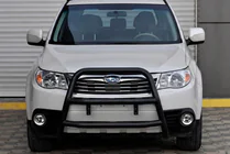 Subaru Forester 2008-2013 Bull Bar WT018 Black (Stainless Steel) photo 3