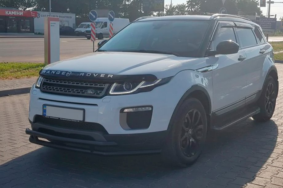 Range Rover Evoque 2012-2018 Front Bar ST014-1 Black (Stainless Steel) Photo 2