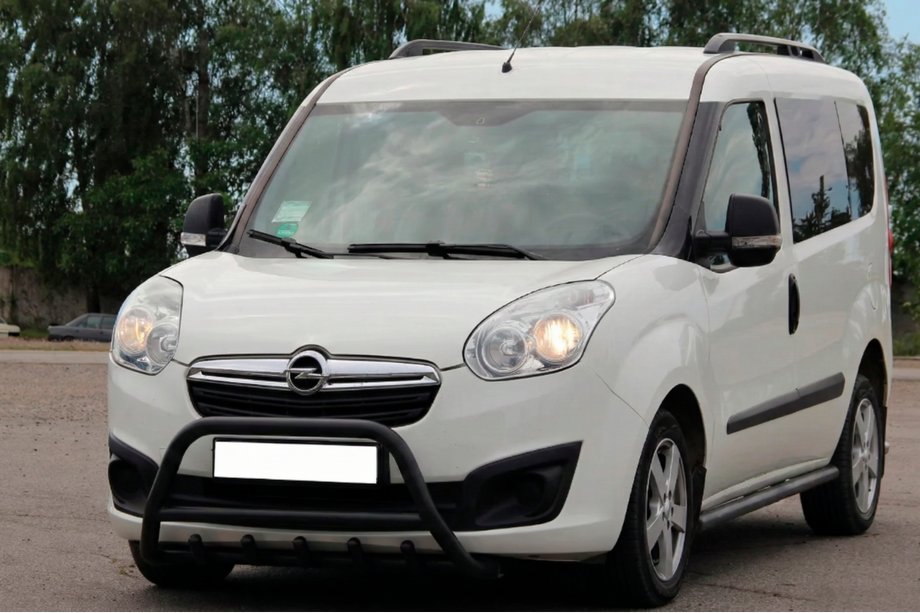 Opel Combo 2012-2018 Black Bull Bar (Stainless Steel) Photo 3