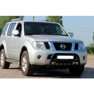 Bull Bar WT008 Black (Stainless Steel) Nissan Pathfinder R51 2005-2014 photo 2