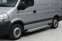 Renault Master 1998-2010 Side Steps Rainbow (2 pcs, Aluminum) photo 1