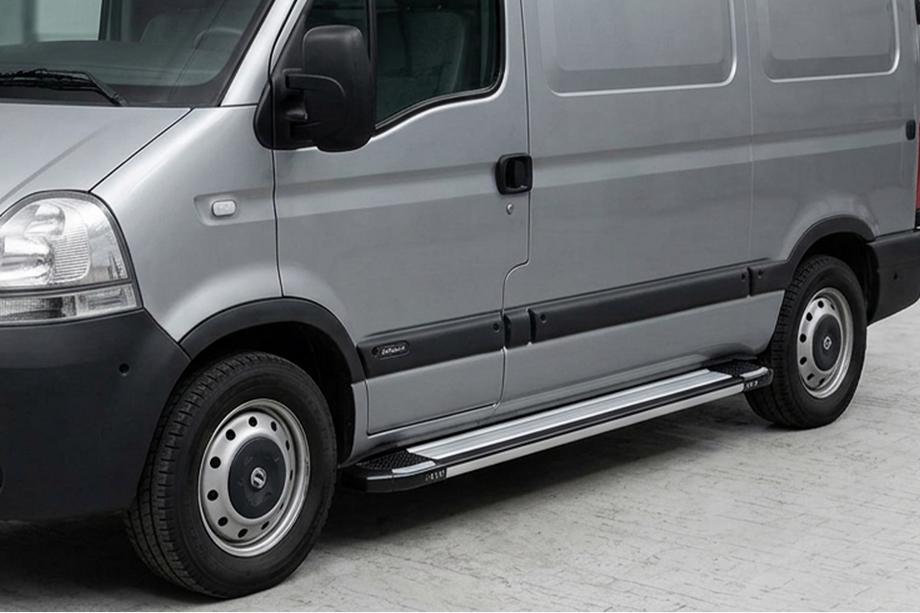 Renault Master 1998-2010 Side Steps Rainbow (2 pcs, Aluminum) Image
