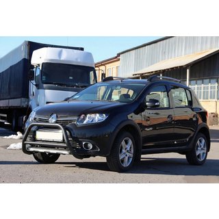 Front Bar WT006 Black (Stainless Steel) Dacia Sandero 2013-2020 photo 3