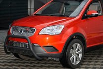 SsangYong Korando 2010-2019 Bull Bar WT005 Black (Stainless Steel) photo 1