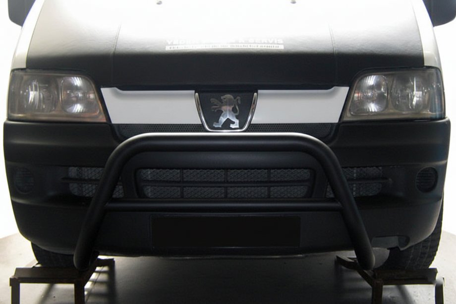 Fiat Ducato 1995-2006 Front Bar WT005 Black (Stainless Steel) Image