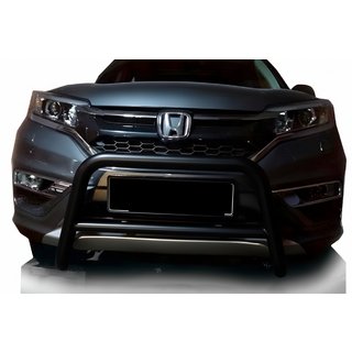 Front Bar WT005 Black (2016-2019, Stainless Steel) Honda CRV 2017-2022