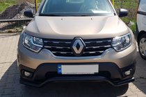 Renault Duster 2018-2024 Front Bumper Guard WT008 Black (Stainless Steel) photo 3
