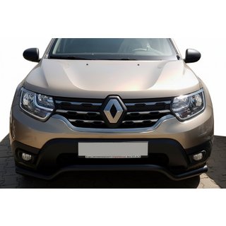 Front Bumper Guard WT008 Black (Stainless Steel) Renault Duster 2018-2024 photo 2