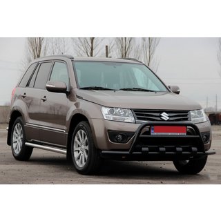 Bull Bar ST-WT-15 Black (Stainless Steel) Suzuki Grand Vitara 2005-2017 photo 1