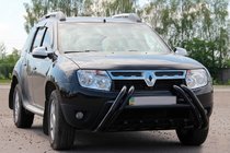 Renault Duster 2008–2017 Kelebek WT01 Black Bull Bar (stainless steel) photo 1