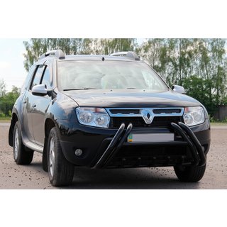 Kelebek WT01 Black Bull Bar (stainless steel) Renault Duster 2008–2017 photo 1